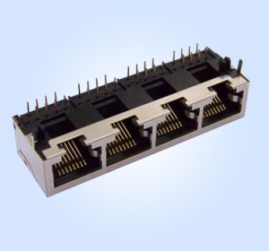 HL5602S-1X4- 10P8C Shielded