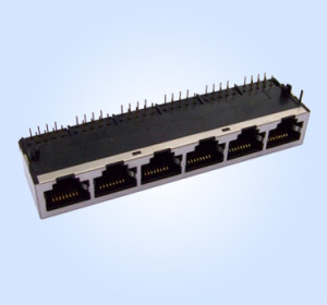 HL5901 1X6 10P8C Shielded