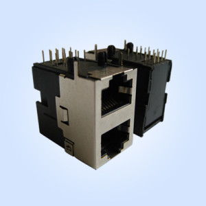 HL5902 2X1 8P8C Half-Shielded